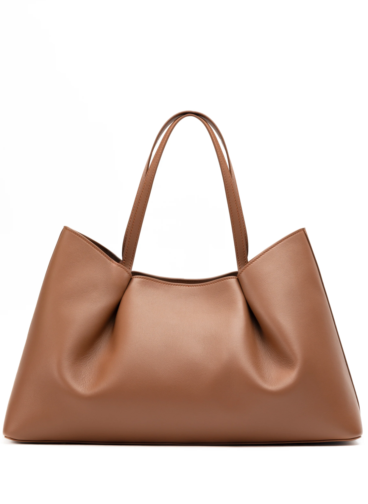 Dimple Tote Leather Cognac Vesker